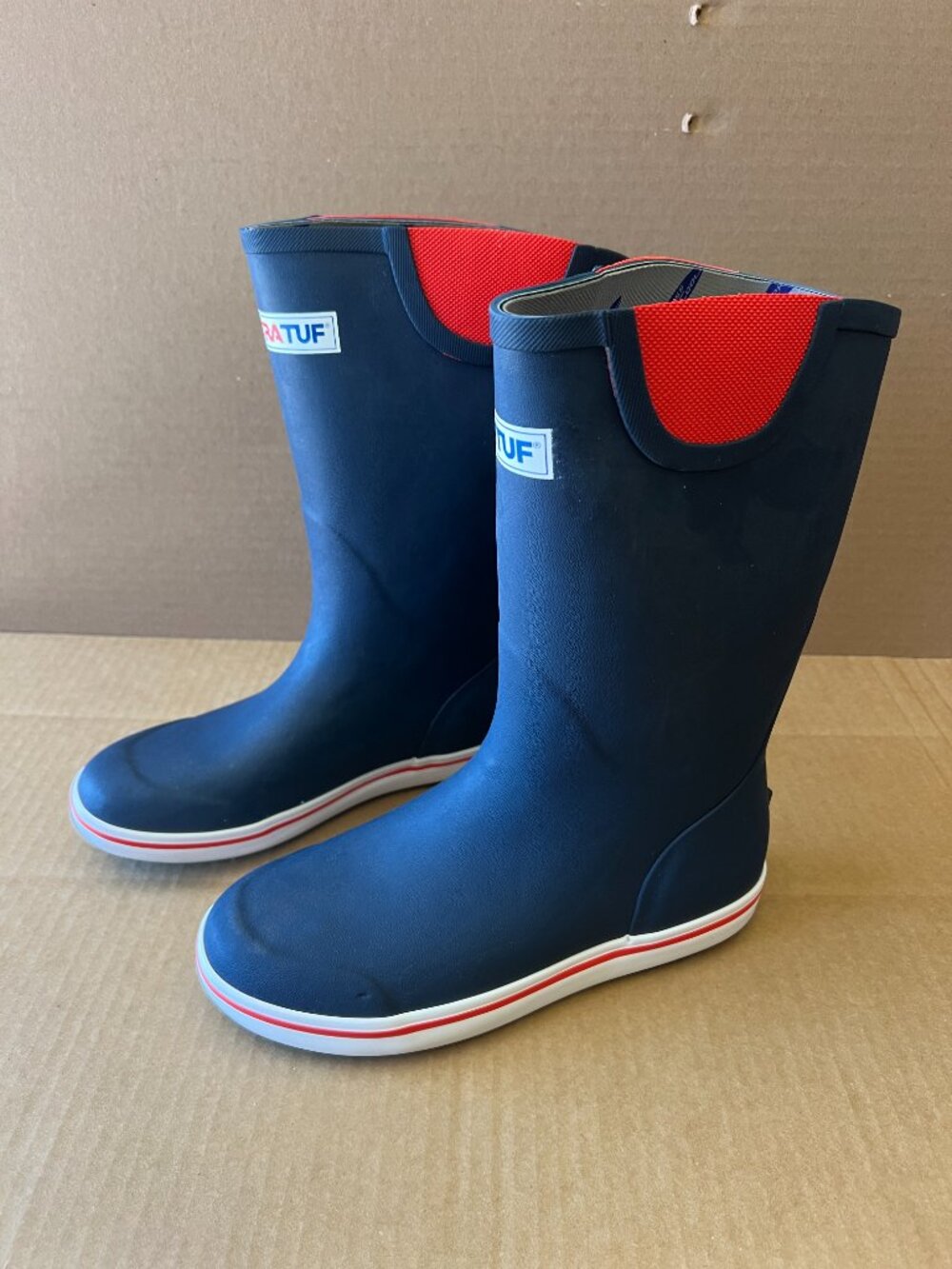 XTRATUF 12" Deck Boot Men 7 Women Aprox 8.5 Waterproof Slip Resist Non Marking